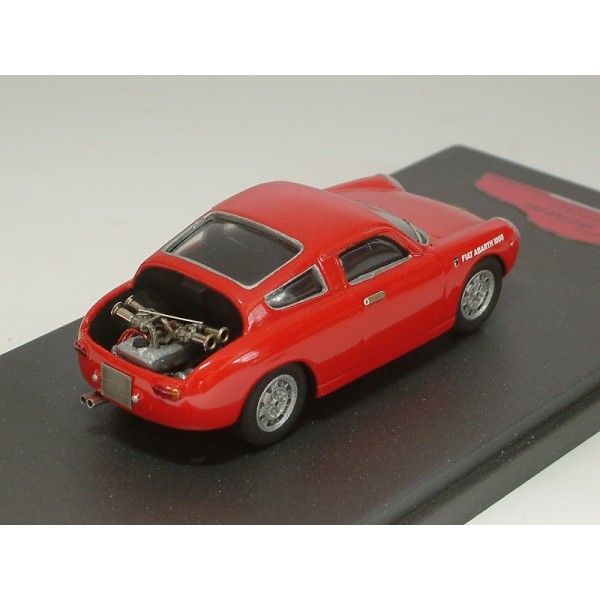 Fiat Abarth 1000 bialbero 1961 stradale rosso con motore - Standard Built 1:43 